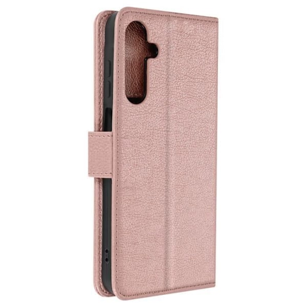 Etui til Samsung Galaxy A25 - AVIZAR - Pung og videosupport - Pink - Halvstivt - Syntetisk - Blandet Rosa