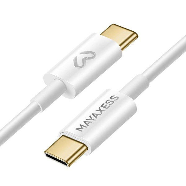 Laddningskabel för Google Pixel 10 USB-C 1m Mayaxess Vit Vit