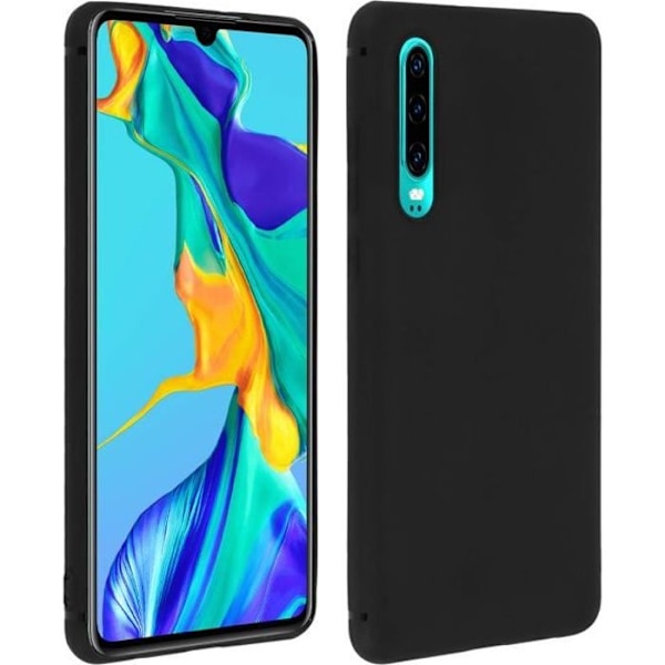 Coque - AVIZAR - Huawei P30 - Smidig - Stötresistent - Matt finish Svart