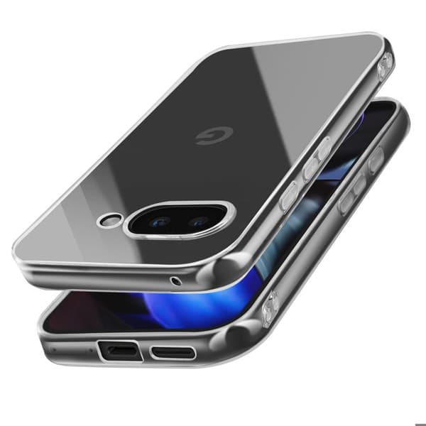 Silikonskal för Google Pixel 9a Ultra-tunt Transparent Transparent
