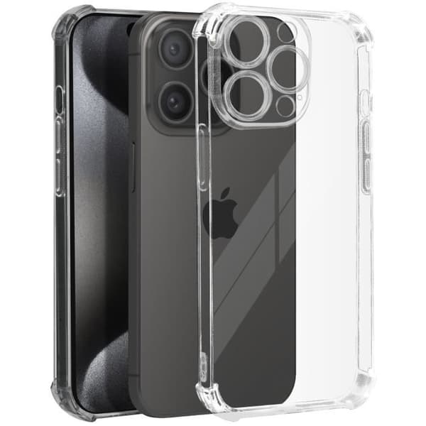 Coque - ILMOITTAKAA - iPhone 15 Pro Max - Joustava - Iskunkestävä - Läpinäkyvä Transparent