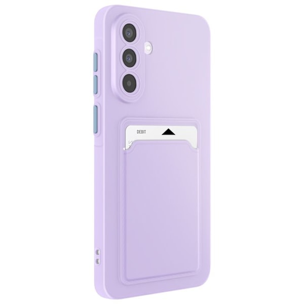 Skydd för Samsung Galaxy A36 Kortfack Mjuk Anti-fläckar Lavendel Lila