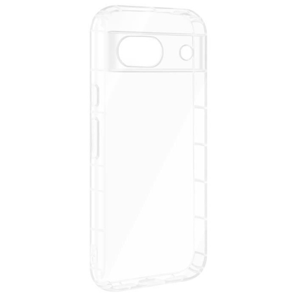 Kotelo Google Pixel 8A:lle - AVIZAR - Läpinäkyvä ohut silikoni - Suojattu kamera Transparent