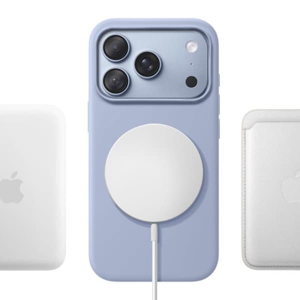 MagSafe-skal til iPhone 18 Pro i silikone med forhøjede kanter i blå Blå