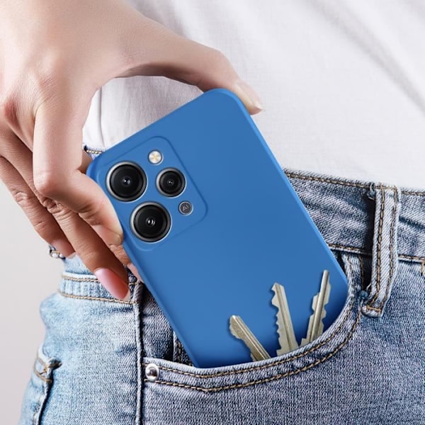 Coque - AVIZAR - Snabbt skydd - Semi-rigid - Soft-touch - Blå Blå
