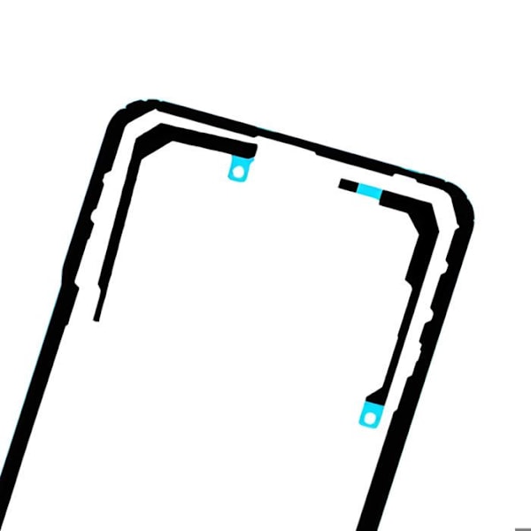 Original bageste glas klæbemiddel til Honor Magic 7 Lite Service Pack Honor Transparent Vit