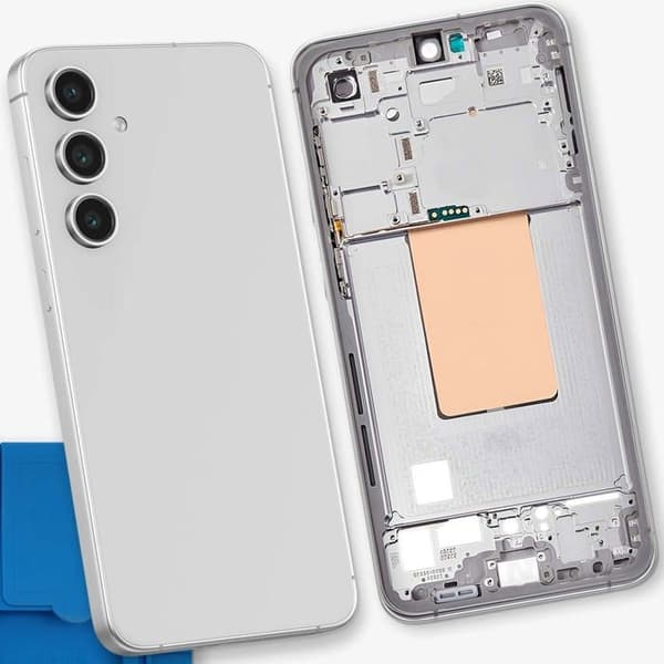Varaosarjan Keskirunko Samsung Galaxy S24 FE Hopea Grå