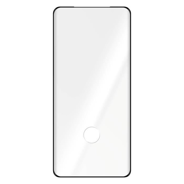 Filmi Samsung Galaxy S21 Ultra Tempered Glass 9H:lle kaareva läpinäkyvä musta ääriviiva