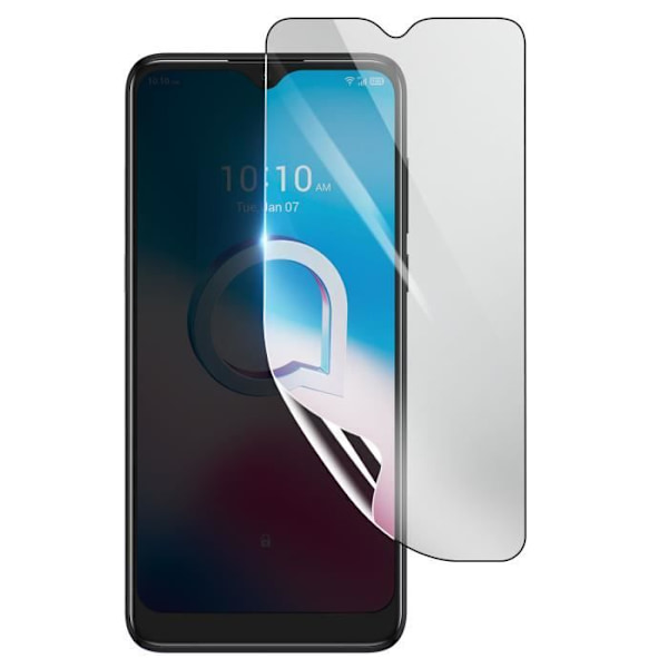 Skärmskydd - 3MK - Alcatel 3L - Stötsäker Hydrogel - Transparent - Reptålig Transparent