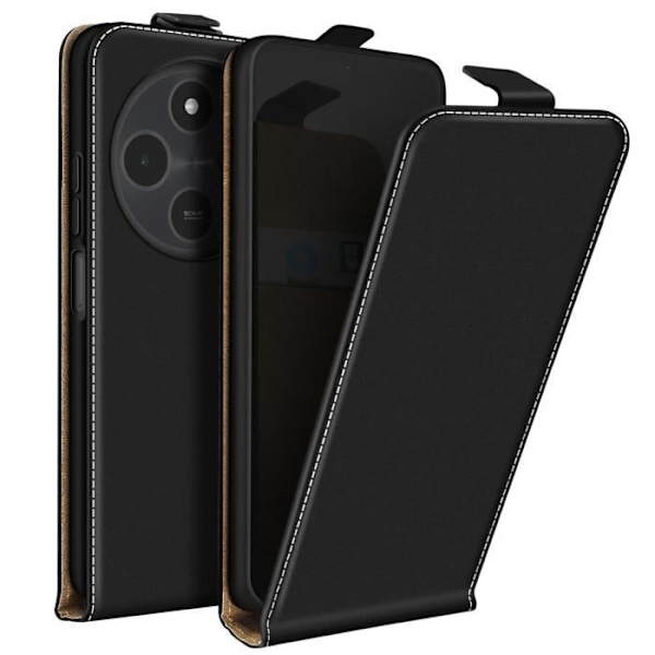 Husklapp Vertikal för Xiaomi Redmi 14C Kortfack Svart Svart