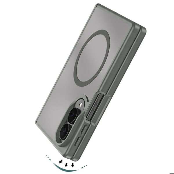 MagSafe-fodral för Galaxy Z Fold 8 Serie Yind med Dux Ducis-hinges Grå Grå