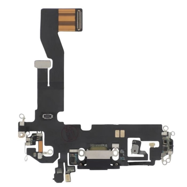 Latausliitin iPhone 12:lle ja 12 Prolle, Lightning-portti + mikrofoni musta Svart