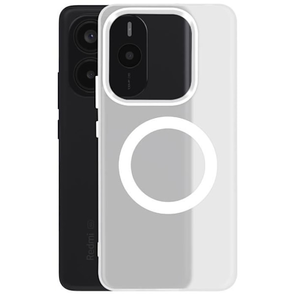 Coque för Xiaomi Redmi Note 14 5G MagSafe Stötsäker Militärkvalitet Vit Vit