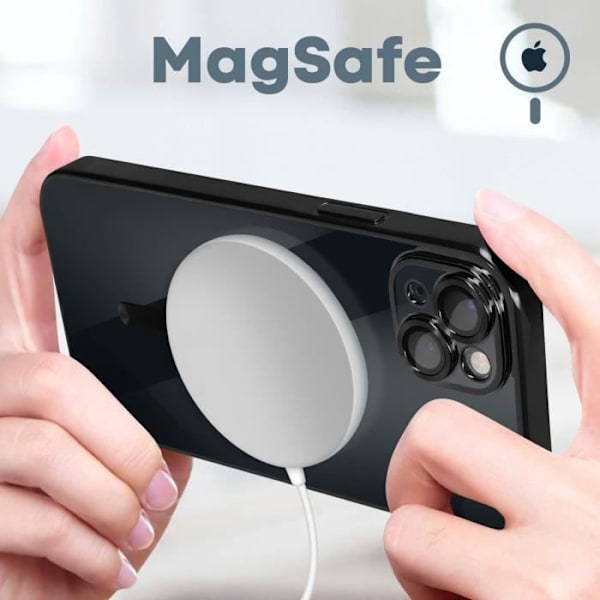 MagSafe iPhone 13 Case Silikoni Musta Magsafe Suojakuori