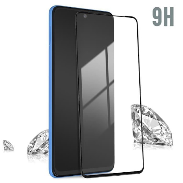 Beskyttelsesfilm - AVIZAR - Keramisk glas - Xiaomi Poco M4 Pro 5G - Redmi Note 11S 5G - Sort Svart