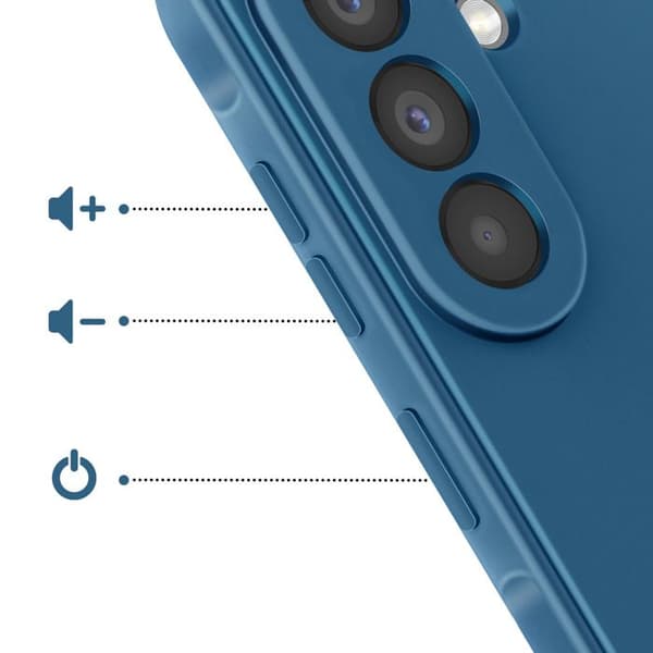 Silicone Cover til Galaxy A57, Stødabsorberende, Olieforsinket, Blå Blå