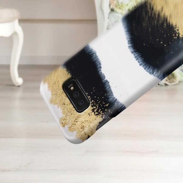 Coque Galaxy S10e - Ideal of Sweden - Glänsande Lakrits - Resistent - Trådlös laddning QI Gul