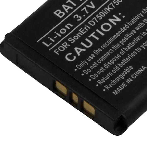 Vara-akku Sony Ericsson D750i / K750i Li-ion 3,7V 900mAh varten