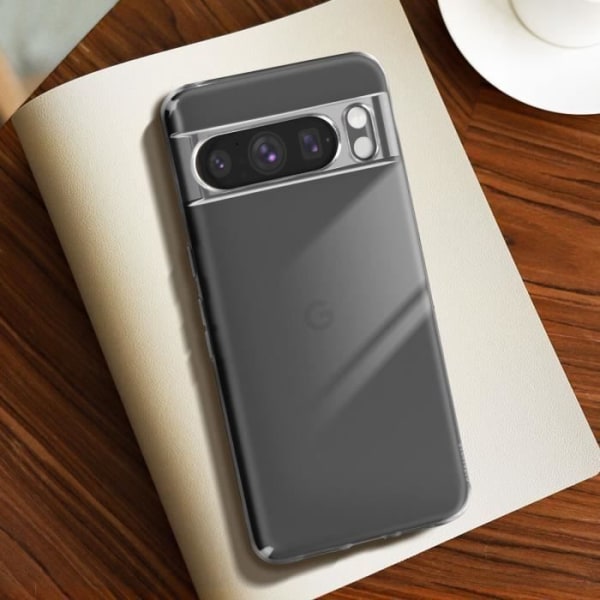 Coque för Google Pixel 8 Pro - AVIZAR - Flexibel - Transparent - Ultra-tunn - Optimal skydd Vit