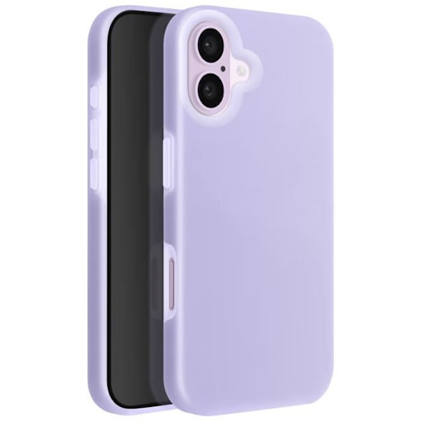 Skal till iPhone 16 Plus - AVIZAR - Mjuk silikon - Upphöjd kant - Lavendel Lila