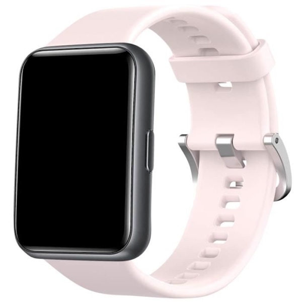 Armband för Huawei Watch Fit 2 Resistant Silikonrem med Hål rosa