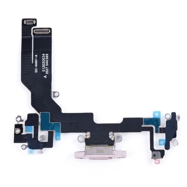 USB-C opladerstik med mikrofon til iPhone 17 i rosa Ros