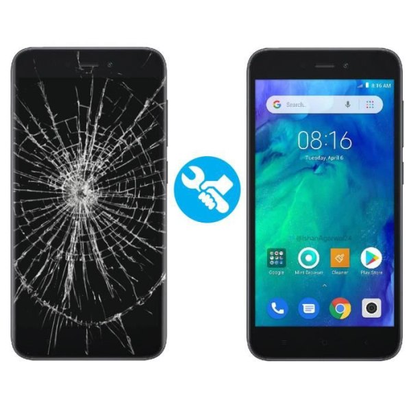Xiaomi Redmi Go LCD-skärm - Svart - Komplett Touch Block-kompatibel Svart