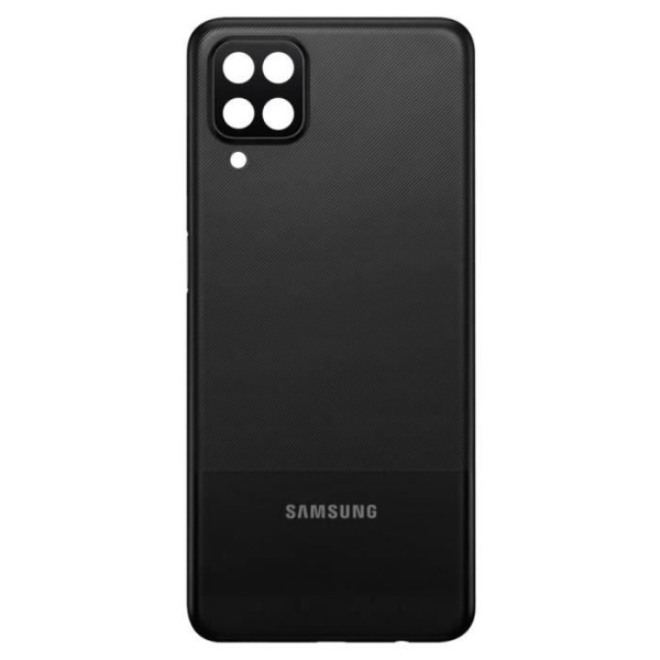 Udskiftning af battericover til Samsung Galaxy A12 bagpå front sort