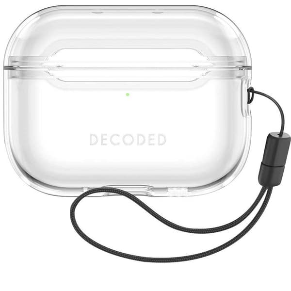 AirPods Pro 3 Case - DECODED - Blødt Silikone - Stødabsorberende - Transparent - Kompatibel med MagSafe Vit