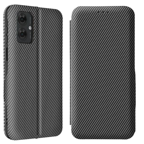 Motorola Moto G55 Hiilikuitukuori Video- ja Anti-RFID-tuki Musta musta
