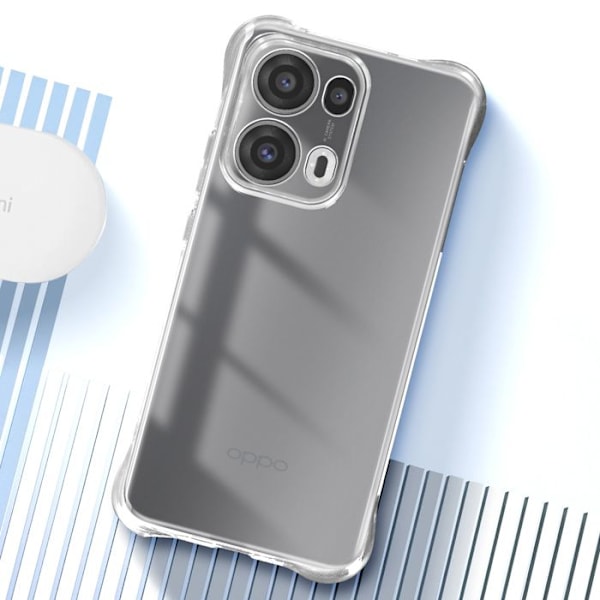 Suojakuori Oppo Reno 13 Pro Iskunkestävä Vahvistetut Kulmat Läpinäkyvä Vit