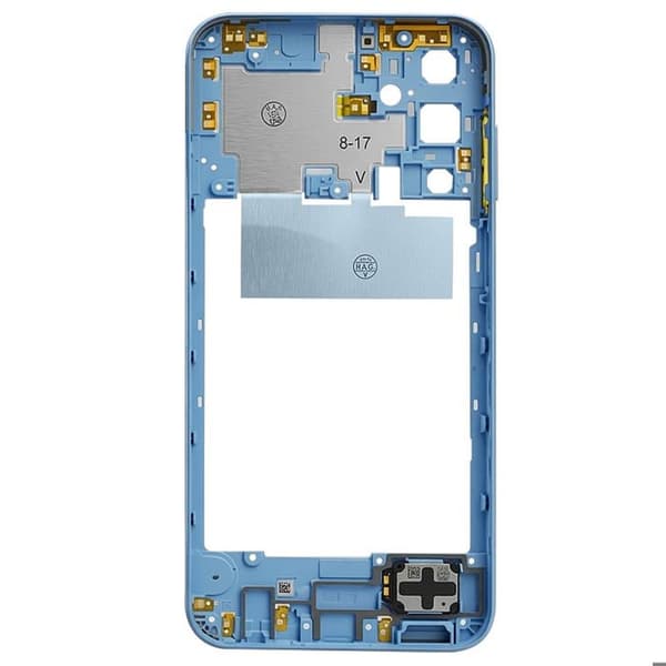 Central Chassis til Galaxy A15 5G Holdbar Struktur Service Pack Samsung Blå Blå