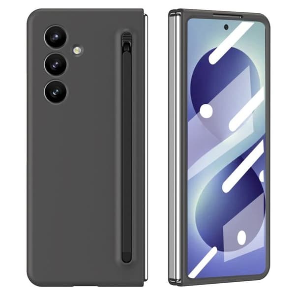 Skydd för Galaxy Z Fold 8 Ultra 360° Helmatte med Stylus Grå Grå