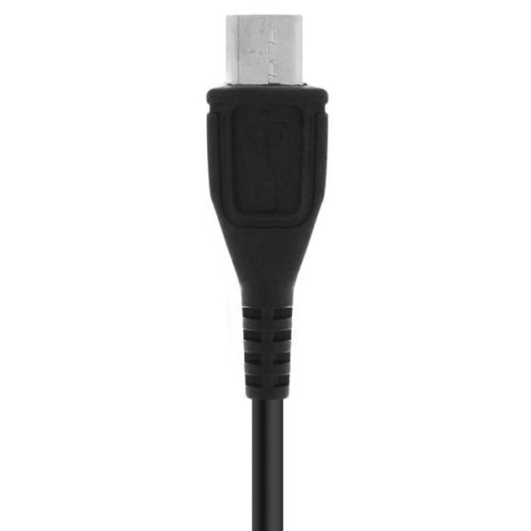 USB-mikro-USb-kaapeli (lataus ja siirto) - 2 metriä - musta