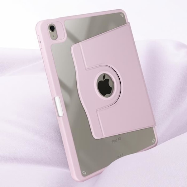 Taske til iPad Air 13 2024 AVIZAR - Flip Rotating Stand - Pink - Kamerabeskyttelse Rosa