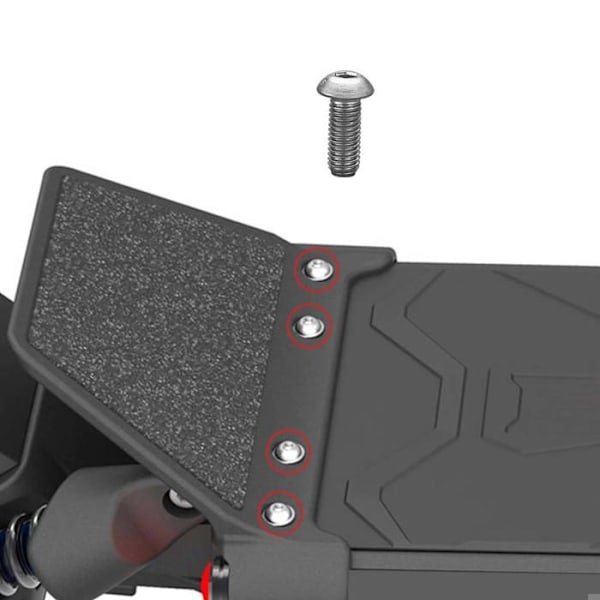 14 Vis Däck för Dualtron Mini Silver Grå