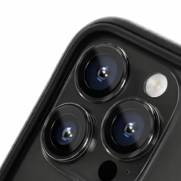 Kamerabeskyttelse til iPhone 14 Pro / 14 Pro Max Anti-Ridser Rhinoshield Sort