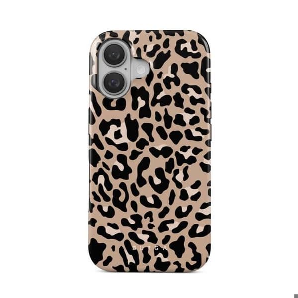 Coque - Burga - iPhone 16 - Motif Pure Instinct - Optimal beskyttelse - Elegant Svart