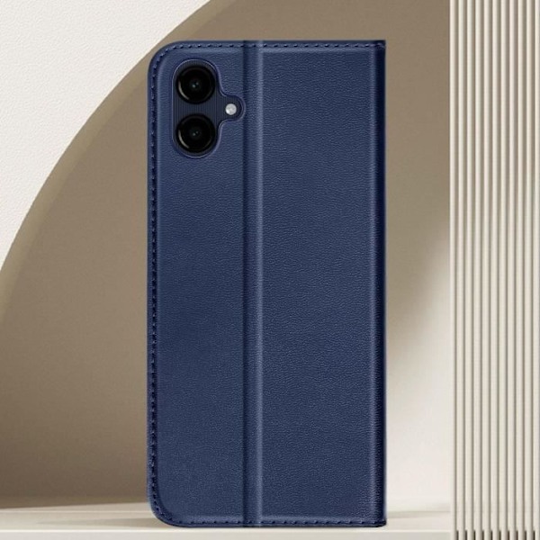 Magnetisk flipfodral för Samsung Galaxy A06 med kortfack Blå Natt Blå