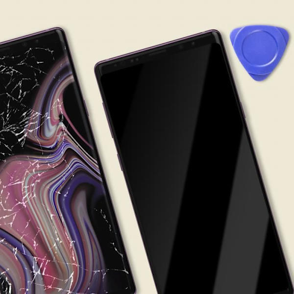 Täydellinen LCD-näyttö Samsung Galaxy Note 9:lle - RELIFE - Laventeli - Kosketusnäyttö ja runko Lila