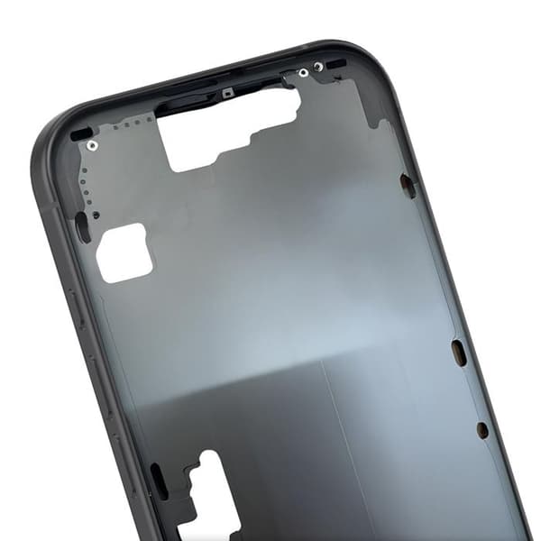Ersättningscentralchassi för iPhone 17 med svart värmerör Svart