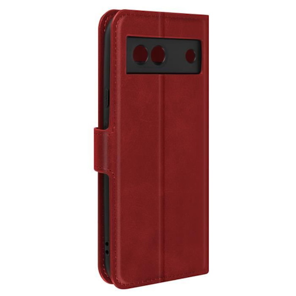 Etui til Google Pixel 8a - AVIZAR - Wallet Video Support Funktion - Rød Röd