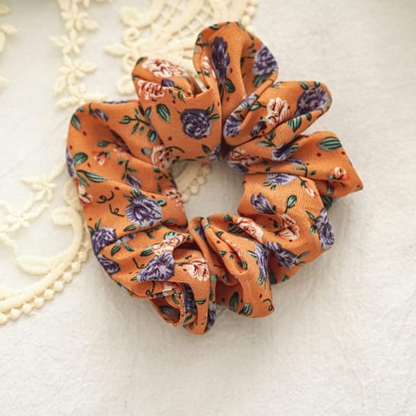 Chouchou - AVIZAR - Klassisk - Blomsterbomuld - Orange - Til kvinder Apelsin