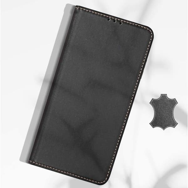 Folioettui för iPhone 17 Pro Max med kortfickor och ställfunktion svart Svart