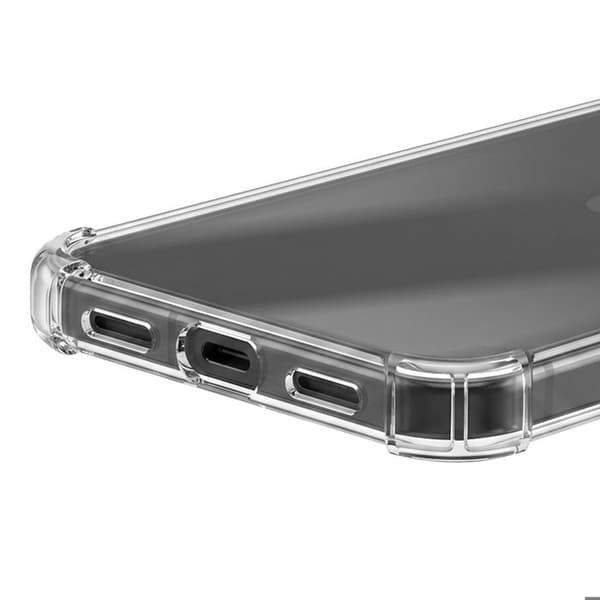 Silicone cover til Google Pixel 11 Pro XL med forstærkede hjørner, gennemsigtig Vit
