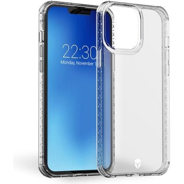 Cover - Force Case - iPhone 13 Pro Max - Forstærket - Livstidsgaranti - Gennemsigtig Transparent