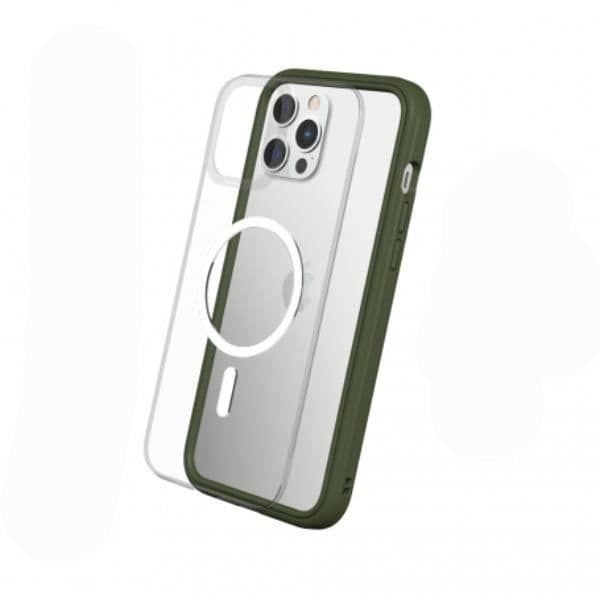 Magsafe kotelo Apple iPhone 14 Plus Modular MOD NX(TM) Rhinoshield Camouflage Grön