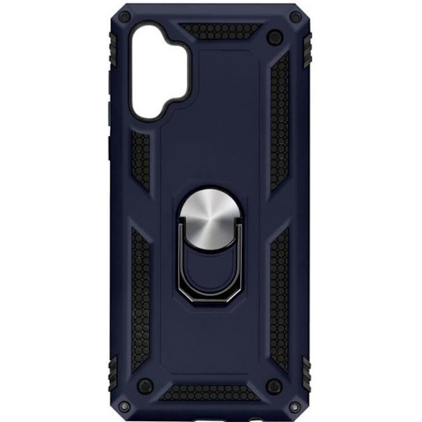 Coque - ILMOITTAKAA - Samsung Galaxy A32 5G - Iskunkestävä - Kaksimateriaalinen - Videotuki blå