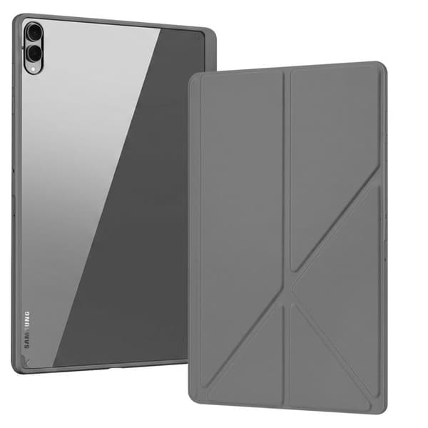 Flip Cover til Galaxy Tab S12 Ultra med Origami Støtte Dux Ducis Grå Grå