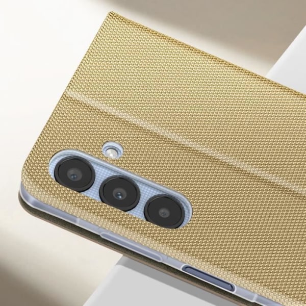 Fodral för Samsung A25 5G Tygkorthållare Stöd Sensitive Series Gold